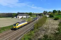 487 001 mit GAG 49198 am 24.04.2019 bei Haiding. 