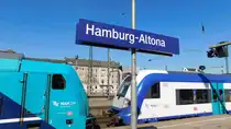Bahnhof Hamburg Altona am 21.04.2019
