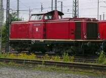 Dieselok der Emsl�ndischen Eisenbahn Gmbh im Oldenburger G�terbahnhof. Aufgenommen am 23.6.2007