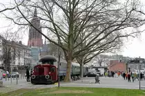 HEF 322 607 // Frankfurt; Städtische Verbindungsbahn; Haltepunkt Eiserner Steg // 13. März 2016
