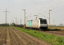 185 677 & 185 612 bei Hürth am 30.04.2019