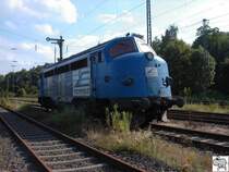 V 170 der Firma Eichholz auf einen Nebengleis des Coburger G�terbahnhofes.
Die Aufnahme entstand am 23. Juli 2005