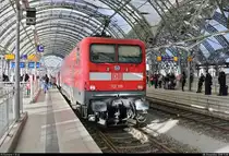 112 110 von DB Regio Nordost als RE 18405 (RE18) von Cottbus Hbf steht in seinem Endbahnhof Dresden Hbf auf Gleis 2.
[8.12.2018 | 11:08 Uhr]