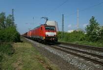 Zusammen mit einer weiteren 189 zog 189 031 am 1.5.2019 einen Erzzug von Rotterdam nach Dillingen. Kurz vor Koblenz fuhr sie am ehemaligen Kernkraftwerk Mülheim-Kärlich vorbei, welches derzeit abgerissen wird. 