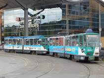 Tatra Nr. 157 und 251 der ViP in Potsdam am 10.06.2016