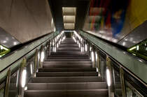 Der U-Bahnhof am Clodwigplatz. Aufgenommen am 12.5.2019.
