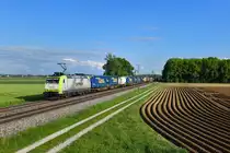 185 533 mit DGS 41938 am 10.05.2019 bei Langenisarhofen. 