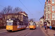 Nordhausen 51, 66, Bahnhofstraße, 01.03.1991.
