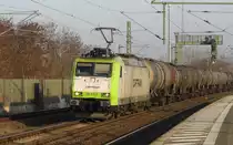 Am 26.02.2019 kam die 185 517-0 von CAPTRAIN-ITL aus Richtung Hamburg nach Wittenberge und fuhr weiter in Richtung Berlin .