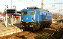 26.02.2019 stand die 140 037-3 von der EGP – Eisenbahngesellschaft Potsdam, im Hbf Wittenberge .