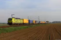 193 558 (NaturalTalent) TXL mit einem KLV-Zug bei Niedernjesa am 19.05.2019