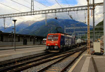 Re 474 012 mit einem Güterzug nach Italien in Bellinzona. 4.Mai 2019 