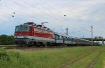 SVG 1142 654-1 bei Darmstadt Arheilgen mit einen Fußballsonderzug am 18.05.19 bei Darmstadt