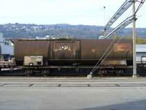SBB - Zisternenwagen Zas 33 85 788 5 610-0 im SBB G�terbahnhof in Biel - Bienne am 05.11.2006