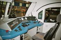 Der F�hrerstand der Br 1116 156-9 (20.12.03 in M�nchen)