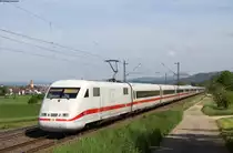 401 053-4  Neumünster  als ICE 591 (Hamburg Altona-München Hbf) bei Kuchen 23.5.19