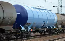 Kesselwagen  vom Einsteller ERR GmbH mit der Nr. 37 TEN 80 D-ERR 7929 196-9 Zacns (GE) (UN-Nr.: 33/1294 = 	Toluol) am 20.05.19 Bf. Flughafen Berlin-Schönefeld.