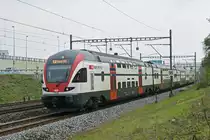 RABe 511 020 fährt Richtung Bahnhof SBB. Die Aufnahme stammt vom 13.04.2019.