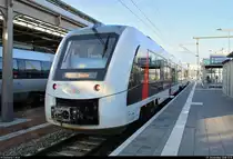 1648 901 (Alstom Coradia LINT 41) von Abellio Rail Mitteldeutschland als RE 75714 (RE4) nach Goslar steht in seinem Startbahnhof Halle(Saale)Hbf auf Gleis 12 D-F.
[27.12.2018 | 13:14 Uhr]