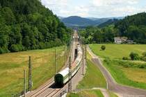 Blick auf Z�břeh na Moravě, Lupěn� am 23.06.2007