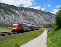 4024 067-3 als S 2 (Ötztal - Jenbach) bei Haiming, 01.06.2019.