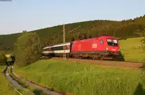 1116 131 mit dem IC 283/RE 50283 (Stuttgart Hbf-Zürich HB/Singen(Htw)) bei Möhringen 4.6.19