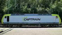 Am 02.07.2018 stand ITL 145 094 im Bahnhof Bad Schandau und kuppelte gerade an einen aus Tschechien gekommenen Kohlezug an.