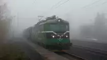Am Morgen des 16. November 2018 war 130 054-0 der SD mit einem Kohlezug in Zelenice nad Bilinou unterwegs. 