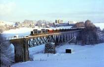 G�terzug im Sauerland (Winter 1985)