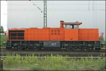 Rangierfahrten in Recklinghausen-Süd für RBH 827 (G1206/2000).  25.06.2007
