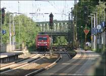 Fahrt durch den Bahnhofsbereich RE-S�d f�r 101 125-3.  25.06.2007