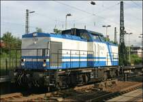 Leerfahrt durch Recklinghausen-S�d D&D 1701 (ex 202 351 / 1971).  25.06.2007