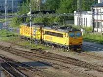 RegioJet 162 120-0 + 162 115-0 am 07.06.2019 beim pausieren in Praha-Smichov.