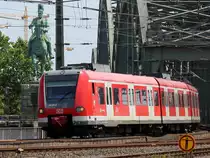 423 695-6 fuhr am 05.06.19, als S12 nach Horrem, in den Kölner Hauptbahnhof ein.