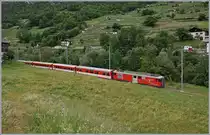 Zu meiner Überraschung wurde der R 328 von Zermatt nach Fiesch, hier bei Milachru, vom Deh 4/4 22 geführt. 


14. Juni 2019
