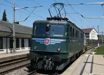 Am 1. Mai 2019 wurde der BLS Tm 236 340 mit der SBB Historic Ae 6/6 11421  GRAUBÜNDEN  von Oberburg nach Vallorbe überführt. Die Aufnahmen sind bei der Umfahrung in Burgdorf, in Lyssach und bei Münchenbuchsee entstanden.
Foto: Walter Ruetsch 