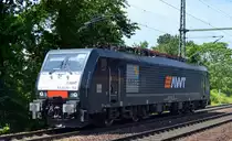 Die tschechische Fa. PKP CARGO INTERNATIONAL a.s. | AWT   mit der MRCE Dispo   ES 64 F4-153  [NVR-Number: 91 80 6189 153-0 D-DISPO] am 12.06.19 Dresden-Strehlen. 