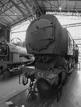Die Dampflokomotive No. 33001 wurde 1942 für die Southern Railway gebaut und ist 1964 ausgemustert worden. (National Railway Museum York, Mai 2019)
