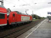 RE 4706 mit Schublok 146 113-6( die hier eigentlcih nicht hingeh�rt weil planm��ig nur 146.2 eingesetzt werden) im Banhof St.Georgen Schwarzwald am 26.6.07