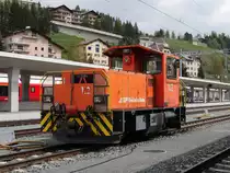 Tm 2/2 115 (Schöma Baujahr 2006) von vorn in St. Moritz; 10.06.2019
