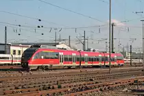 Nachschuss am 14.02.2018 auf 644 539, als dieser im nördlichen Vorfeld vom Badischen Bahnhof von Basel in Richtung Bahnsteig rangierte, um später als RB (Basel Bad Bf - Waldshut) zu starten.
