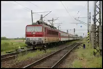 363146-2 hat gerade am 17.05.2019 um 13.23 Uhr verspätet mit dem R 813 nach Kosice den Bahnhof Tvrdosovce durchfahren.