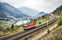 1144 260-7 kehr von einer Schubleistung zurück und fährt soeben nahe Mühldorf vorüber.
Aufgenommen am 13.4.2019.