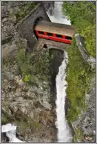 R1821 Davos Platz - Filisur in der Zügenschlucht beim Bärentritt kurz vor Wiesen. (16.06.2019)