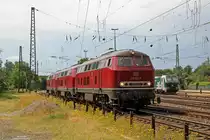215 021 mit zwei weiteren EfW 215 in Köln Kalk am 19.06.2019