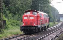 212 036-8 und 218 272-3 am 16.06.19 in Dedensen/Gümmer. 