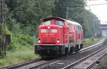 212 036-8 und 218 272-3 am 16.06.19 in Dedensen/Gümmer. 