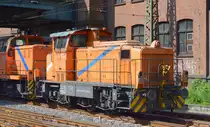 Hier die northrail (NVR-Nummer: 98 80 0263 007-3 D-NRAIL) am Haken von der HRS DE 18 am 25.06.19 Bahnhof Hamburg-Harburg.