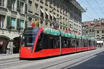 Be 6/8 Combino 657, auf der Linie 8, bedient die Haltestelle Bärenplatz. Die Aufnahme stammt vom 25.06.2019.