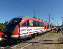 DB 642 033 als RB 10017 von Erfurt Hbf nach Sömmerda, am 29.06.2019 in Stotternheim. Wegen dem Thüringentag in Sömmderda pendelten er und 642 037 aus Sachsen stündlich zwischen Erfurt und Sömmerda. 